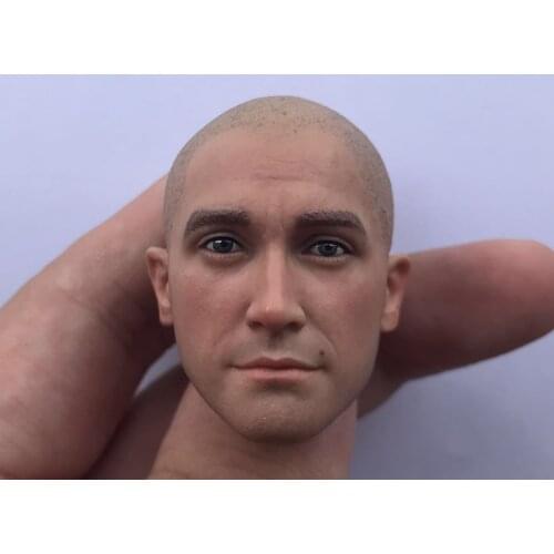 1/6 Scale Europe and America Male Soldier Head Sculpture Model for 12" Action Figure