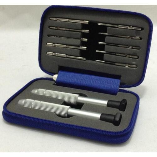 3T eyeglasses clock maintenance tool small screwdriver aluminum alloy package portable spectacle professional screwdriver set