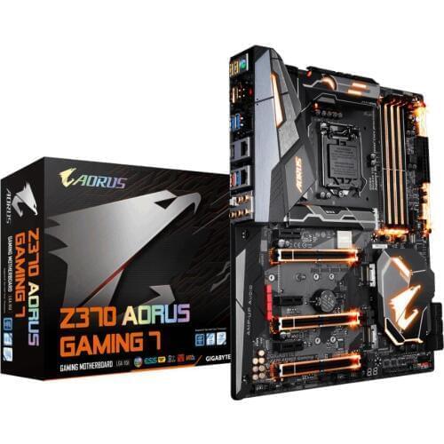 NEW For Gigabyte Z370 AORUS Gaming 7 Motherboard LGA1151 DDR4 Z370 PCI-E3.0 SATA3 USB3.0 Support i3 8100 i5 8500 I7 8700