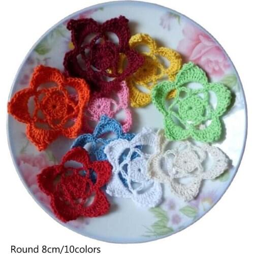 NEW round lace cotton table place mat crochet coffee placemat pad Christmas xmas drink coaster cup mug tea dining doily kitchen