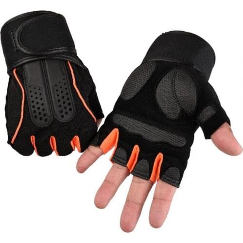 1 Pair M/L/XL Fitness Gloves Anti-Slip Strength Training Half Finger Outdoor Weightlifting Sports Training Gloves for Men Women
