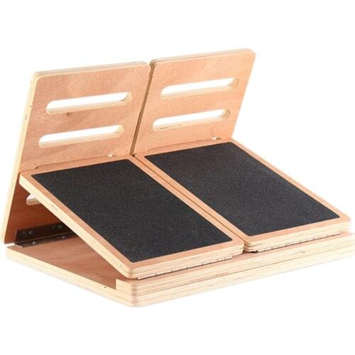 Adjustable Wooden Stretch Incline Slant Board - Calf Stretcher