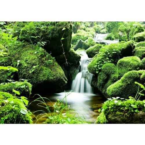 Croatia Waterfall Green Landscape Bedroom Giant Art print Silk poster Home Wall Decor