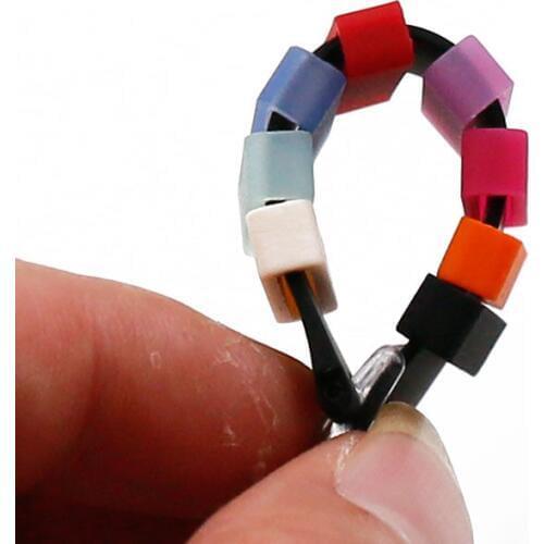 2PCS Watch accessories silicone bezel watch with active ring strap for Swatch Skin flap SFK360SFK397SFK361 strap loop