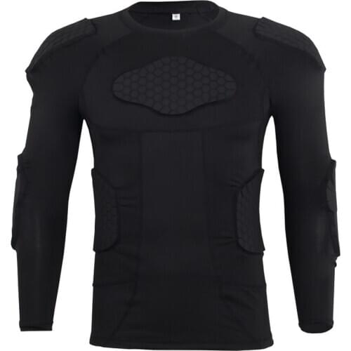 Basketball Sportswear Football Goalkeeper Clothing Breathable Training Clothing Riding Compression Long Sleeve Protective Gear
