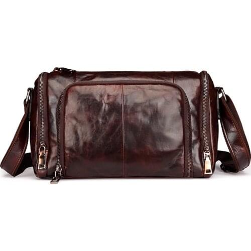 First Layer Cow hide Genuine Men Messenger Cross Body Bag Brand Famous Business Briefcase Real Leather Male Sling Shoulder Bags