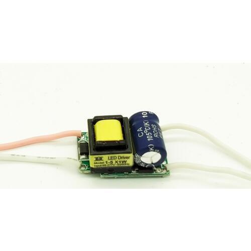 1pcs 1-5x1W Led transformer Input 110V 220V 50/60Hz Output 300MA high Power LED Driver For 1w 2w 3w 4w 5w LED light