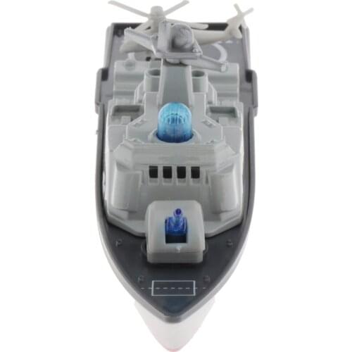 1pc Alloy Simulated Warship Ship Model Toy Exquisite Ornament Decor Gift