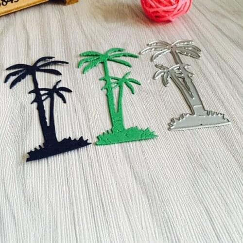 1Pc Coconut Palm Shape Metal Cutting Dies 2018 New Arrive Craft & Scrapbooking Photo Album Notebook Decoration