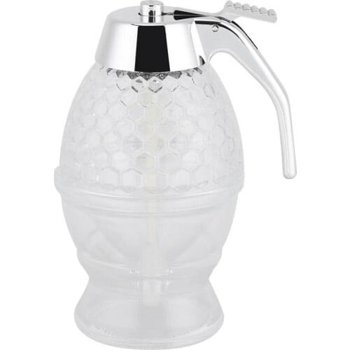 200ml Honey Syrup Dispenser Pot Drip Container Honey Squeeze Storage