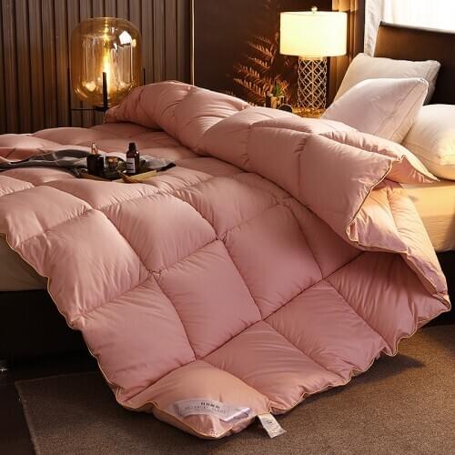 95% down filling Quilt luxury thick warm comforter air-conditioned four seasons blanket fall winter velvet quilt