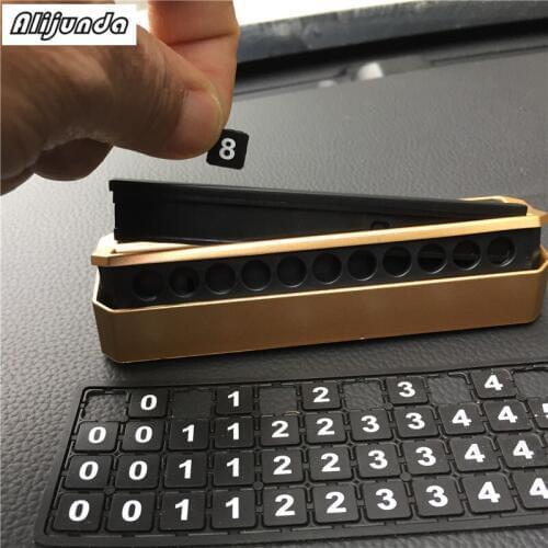Car Temporary Card Parking Lot Mobile Number Card for Volvo S40 S60 S80 XC60 XC90 V40 V60 C30 XC70 V70