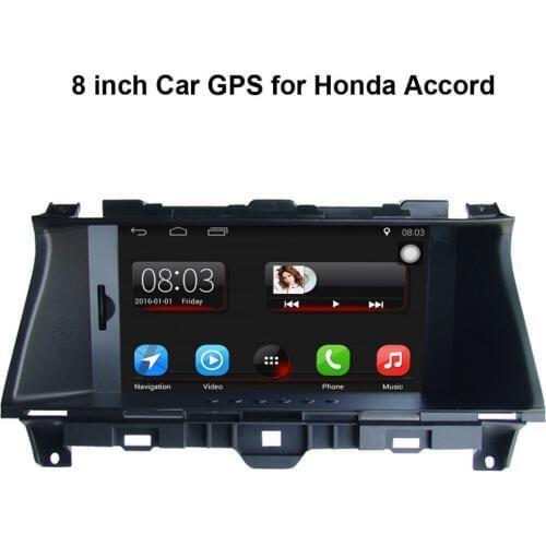 8 inch Android 7.1 Capacitance Touch Screen Car Media Player for Honda Accord (2008-2012) GPS Navigation Bluetooth