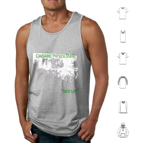 Cabaret Voltaire Industrial Icon Artwork Tank Tops Vest Sleeveless Cabaret Voltaire Post Punk Industrial New