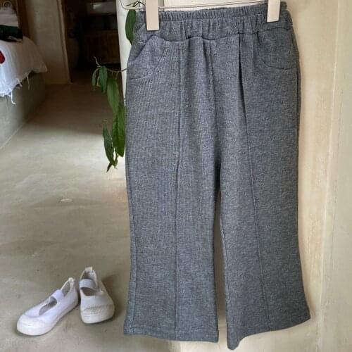 2021 Korea style girls boys pants autumn fashion kids long pants 2-7 years