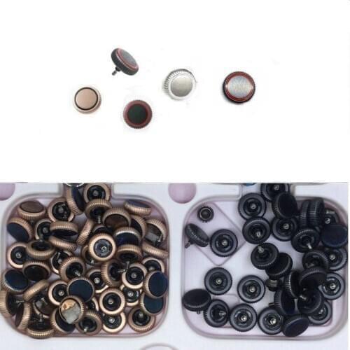 For Apple Watch Series 4/5/6/SE 40mm 44mm Frame Housing Crown Screw Button Nut Cover Black Silver Gold Pink