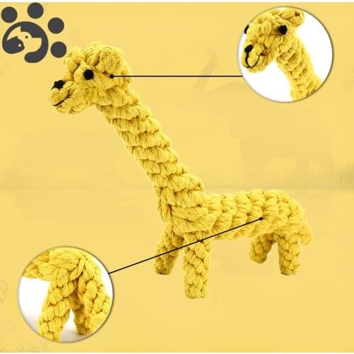 Pet Dog Toys Handmade Dog Rope Chew Toy for Large Small Dogs Tooth Cleaning Toy Dogs Pets Accessories