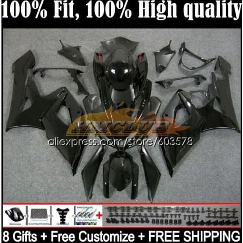 Injection For SUZUKI GSXR-1000 GSXR1000 GSX R1000 K5 12CL.25 GSX-R1000 05 06 GSXR 1000 1000CC CC 2005 2006 Fairing Glossy black