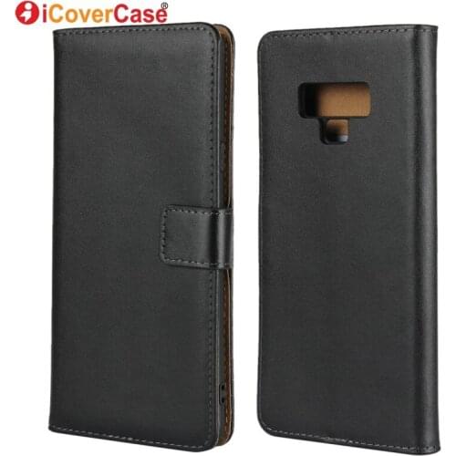 Leather Cases For Samsung Galaxy Note9 Note 9 Case Flip Walet Bag Soft Silicon Shell Cover Coque Etui Mobile Phone Accessory