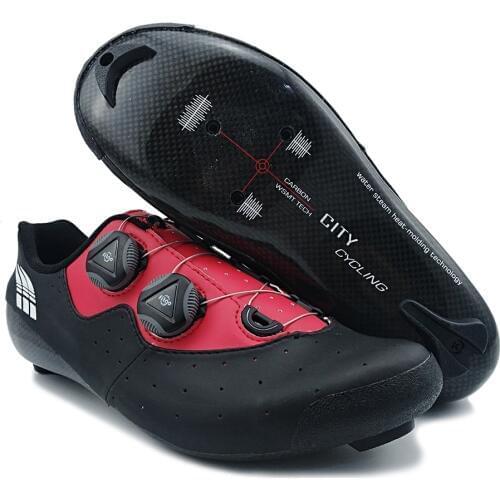 Cycling Bicycle Shoes Road Bike Sneakers Heatmoldable Carbon Fiber Breathable Riding Boot Men Women Outdoor Sports Original CITY