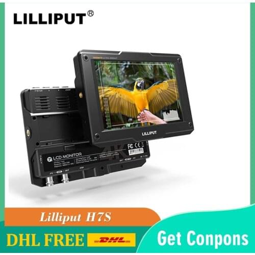 Lilliput H7S 7 Inch Op Camera Dslr Field Monitor 3D Lut 1800Nits Ips Fhd Video Focus 4K HDMI-compatible 3G-SDI portable monitor