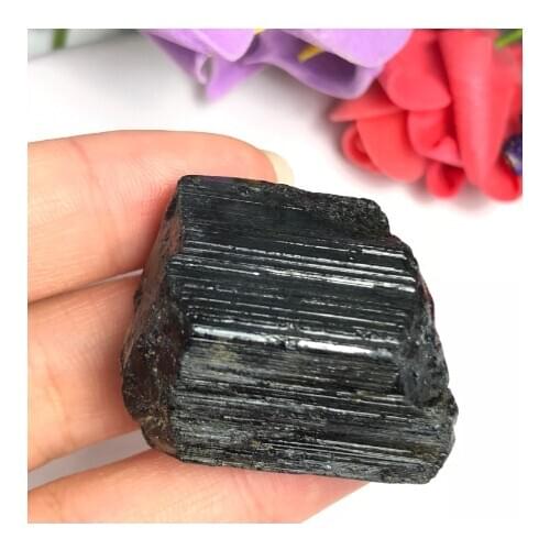 Raw Black Tourmaline Mineral Specimen Chakra Crystal Metaphysical