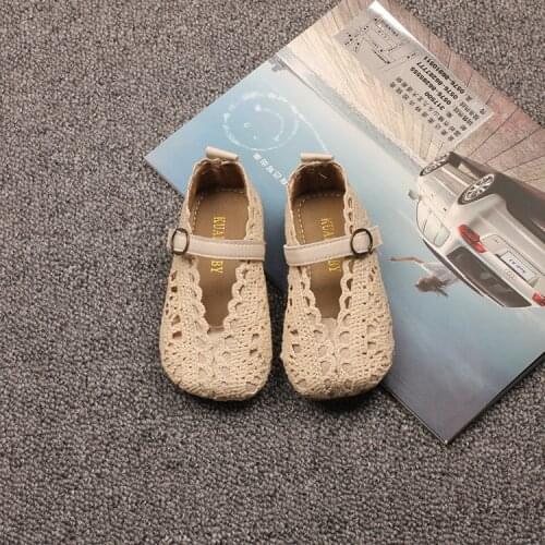 2021 Autumn New Girl Korean Version of Single Shoes Children Soft-soled Non-slip Princess Shoes Girl Student Shoes