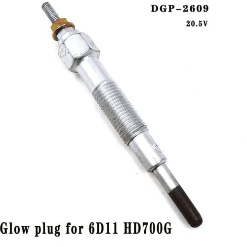 Glow plug Glow plug Glow plug DGP-2609 Suitable for 6D11 HD700G engine glow plug 20.5V