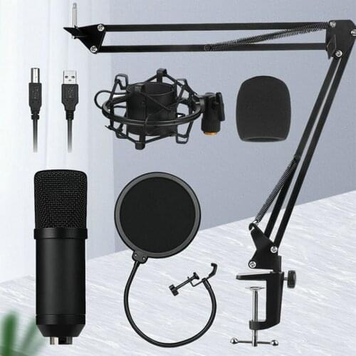 Usb Microphone PC Professional Condenser Microphone Gaming Bm 800 Mic for Singing Karaoke Laptop Windows Mac Bm800 Mikrofon