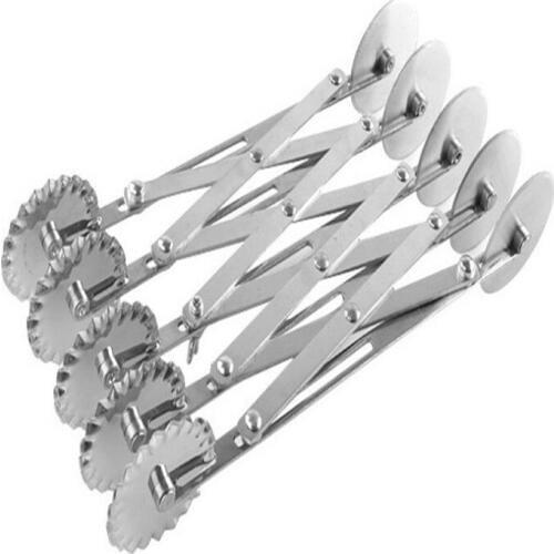 Multi 5 wheels with double heads roller pizza cutter for home use,dough divider cutter roller tools