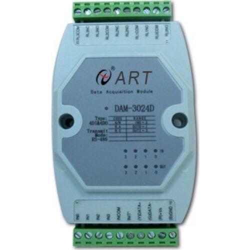 4-channel isolation digital input, 4-channel relay output RS-485 Remote Data Acquisition Din Rail Adam Module