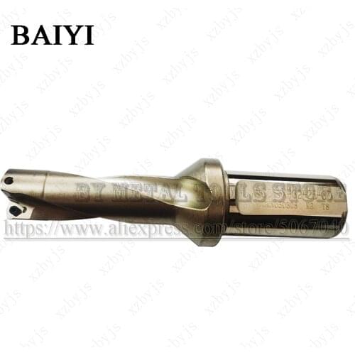 U Drill WC Indexable Drill Bit C32 CNC 25mm Depth 3D High Quality Drilling Machinery Drill Bites Metal U Drill
