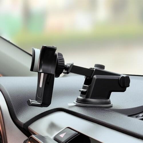 Telescopic Car Phone Holder For iPhone Xs Max X 8 Car Windshield Dashboard Mount Cell Mobile Phone Holder Stand