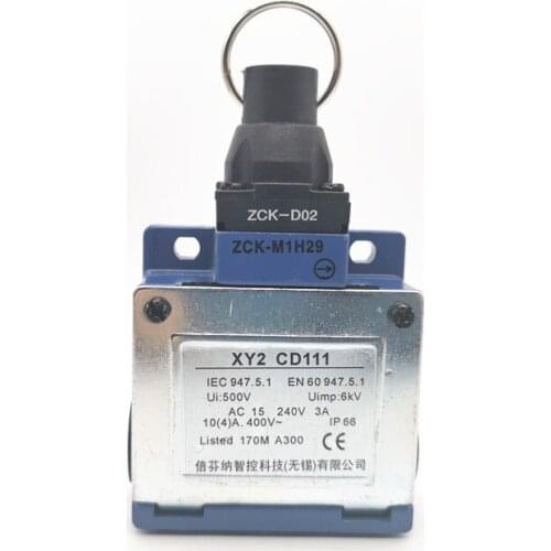 Rope switch XY2-CD111 emergency stop safety cable switch XY2CD111 travel switch limit switch