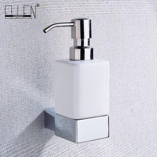 Vidric Bathroom Soap Dispenser With Ceramic Liquid Soap Bottle, Wall Mounted Shower Shampoo Dispenser ML008