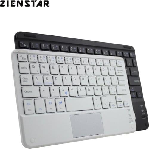 Zienstar 7inch Universal Wireless Bluetooth Keyboard with Touchpad For SamsungTab/Microsoft/Android/Windows Tablet,laptop and PC
