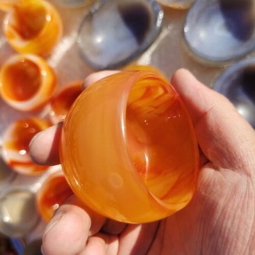 1pcs Natural crystal agate bowl agate Ashtray crystal ashtray home decoration stones and minerals Healing crystals