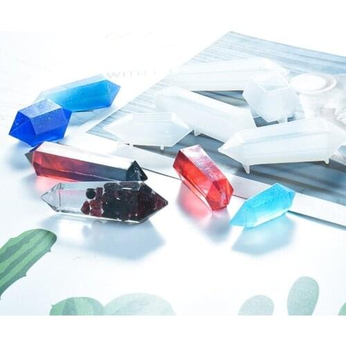 1pcs Necklace Pendant Silicone Mold Crystal Epoxy Resin Molds DIY Handmade Necklace Jewelry Making Finding Mirror Silicon Molds