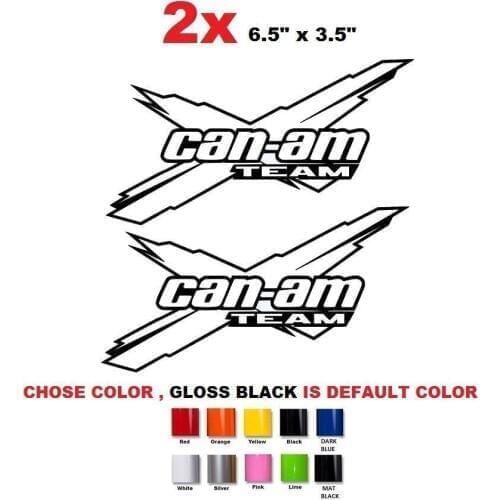 4Pcs/Set BRP CAN-AM MAVERICK COMMANDER OUTLANDER TEAM STICKER DECAL EMBLEM