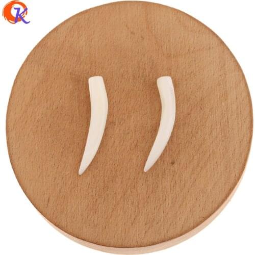 Cordial Design 9*38MM 50Pcs Jewelry Accessories/Earrings Making/Natural Shell/Tooth Shape/DIY Charms/Hand Made/Earring Findings
