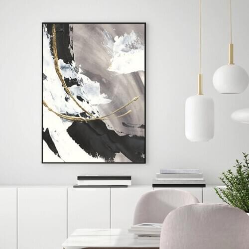 Abstract Vintage Oil Painting Modern Poster Wall Art Prints Pictures for Living Room Interior Home Over the Table Decoration