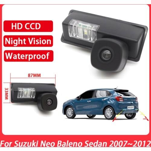 Car Parking Rear View Camera CCD Full HD Night Vision Reversing Camera For Suzuki Neo Baleno Sedan 2007 2008 2009 2010 2011 2012