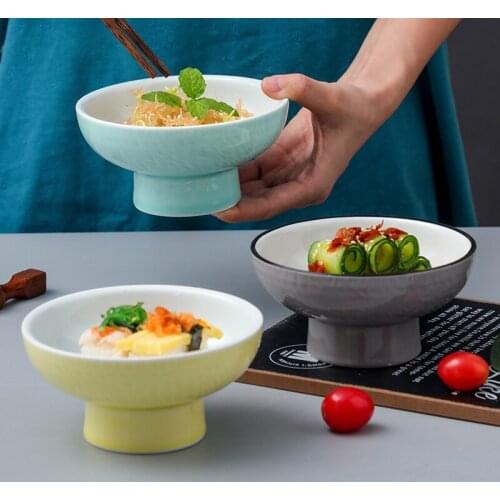 5 inch Nordic dessert plate ceramic characteristic tableware living room fruit salad decoration bowl creative dessert plate