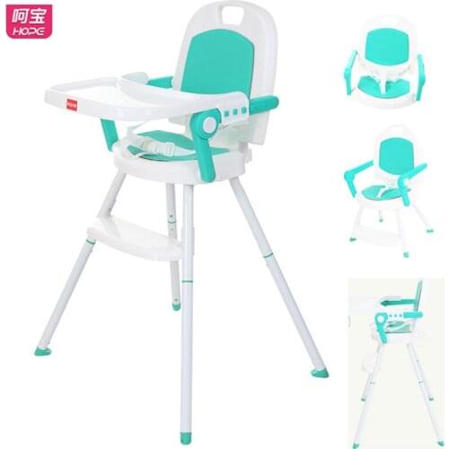HOPE Baby Highchairs Light Portable Foldable Travel Multifunctional Steel Pipe Baby HighChair Dining Table Chair Booster Seat