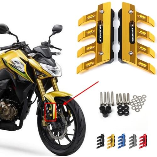 For HONDA CBF190 CB190R CB190X Motorcycle Mudguard Front Fork Protector Guard Block Front Fender Anti-fall Slider Accessories