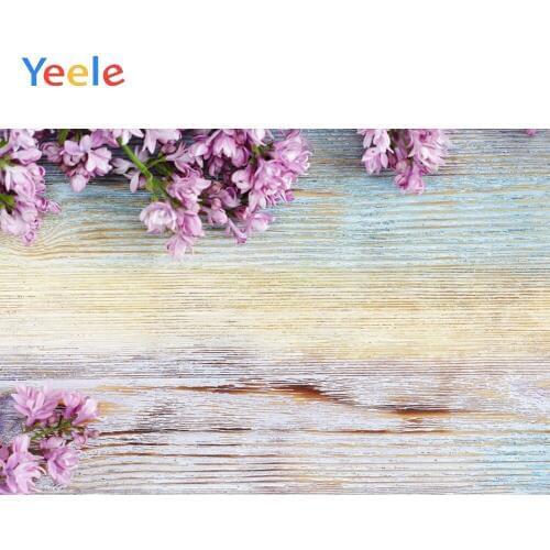 Yeele Wooden Board Colors Lavender Portrait Grunge Photography Backgrounds Customized Photographic Backdrops for Photo Studio