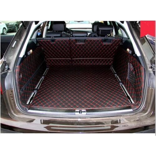 Good! Special trunk mats for Audi A6 Allroad 2016 waterproof boot carpets cargo liner for A6 Allroad 2015-2013,Free shipping