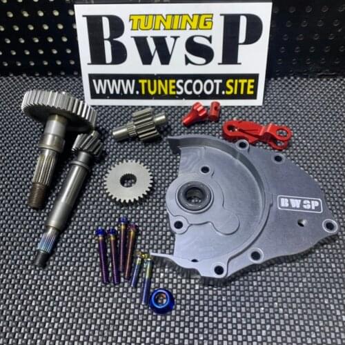DIO50 Gear Cover Set BWSP Transmission CVT Racing Perfomance Clutch Parts With Secondary And Primary Gears