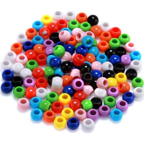 Loose Doreen Beads 2500PCs Mixed Round Acrylic Spacer Beads 8mm DIY selling