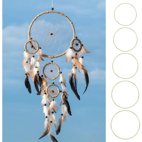 10-40cm Gold Iron Metal Ring Hoop Wreath Flower Rack Birthday Hanging Decor Gift Wedding Bridesmaid Handheld Garland Iron Ring